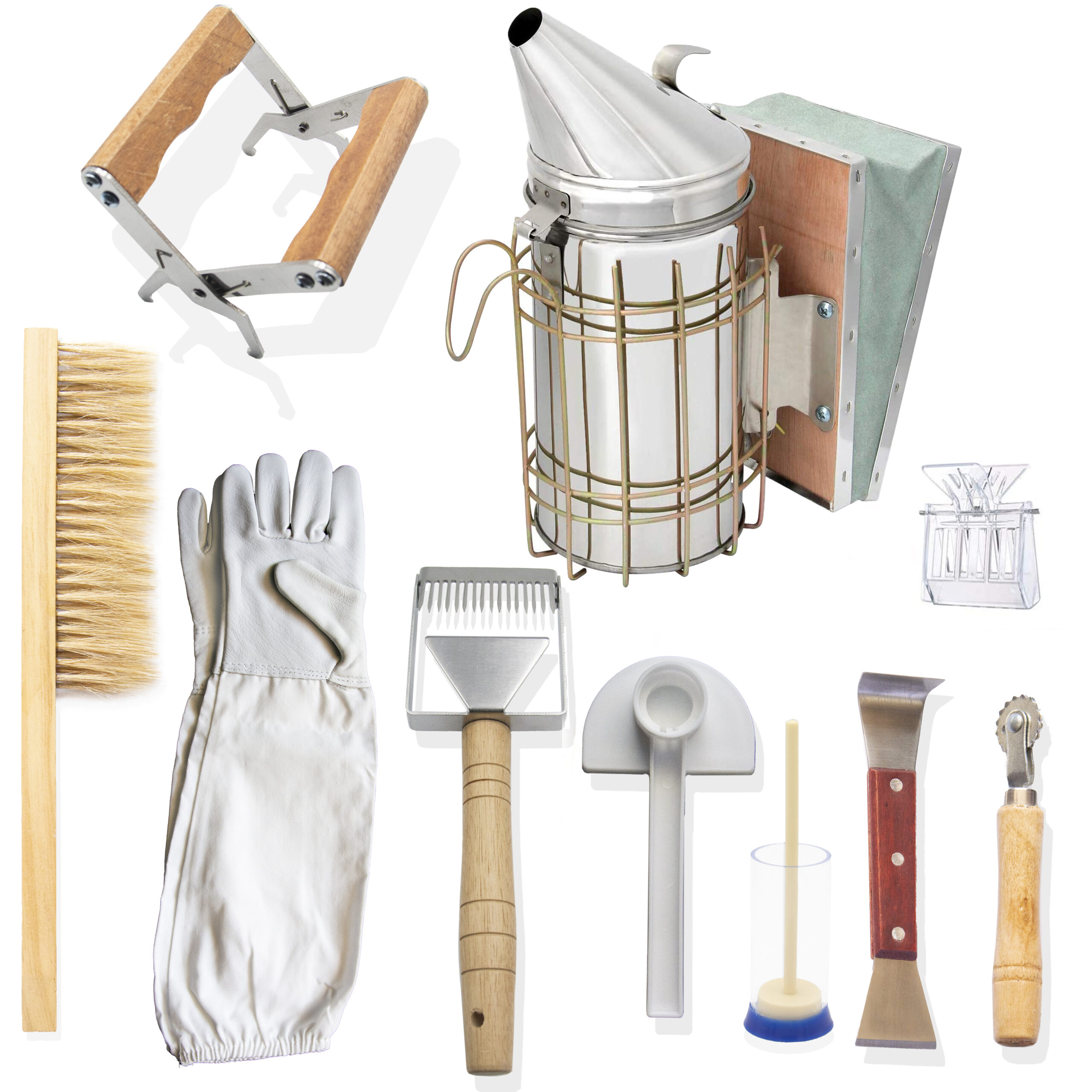 Starter Kit Beekeeping Tools Details about   Hope&Need Beekeeping Supplies 10 Pieces 